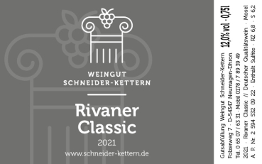 2021er Rivaner Classic (0.75L)