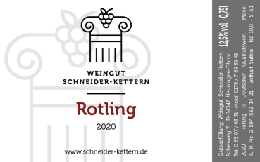 2020er Rotling Qualitätswein (0.75L)